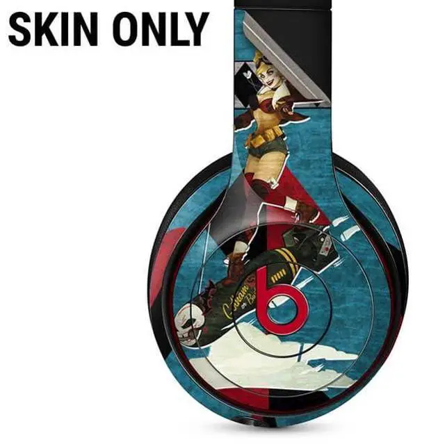 Alt view image 2 of 3 - Decal Audio Skin Compatible with Beats Solo 3 Wireless - Officially Licensed DC Comics Bombshells Harley Quinn Design