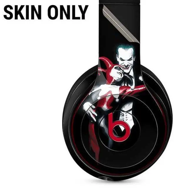 Alt view image 2 of 3 - Decal Audio Skin Compatible with Beats Solo 3 Wireless - Officially Licensed DC Comics The Joker Batman: Harley Quinn Cover #1 Art by Alex Ross. Piece Also Known as Tango with Evil Design