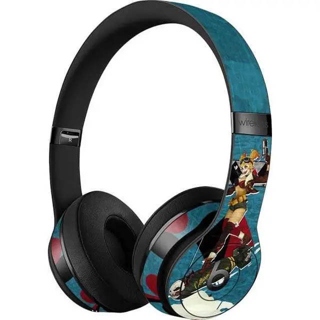 Alt view image 3 of 3 - Decal Audio Skin Compatible with Beats Solo 3 Wireless - Officially Licensed DC Comics Bombshells Harley Quinn Design