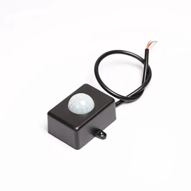 Main image of PIR Motion Sensor/Detector - Black - Wall Mount - 6m Range 20C to +50C - Plug-in Capability
