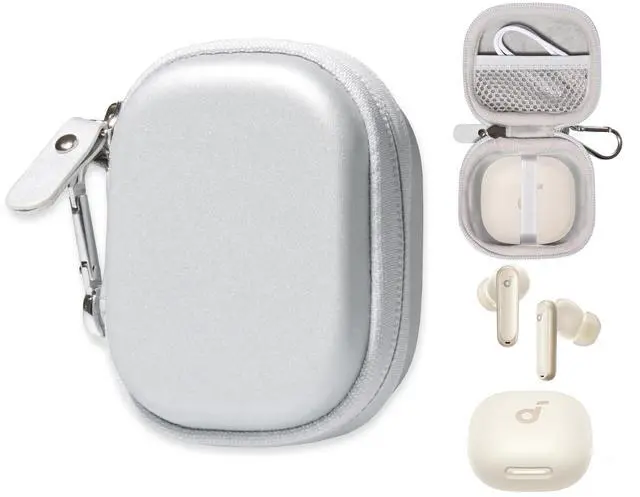 Main image of case for Soundcore P40i by Anker, Noise Cancelling Wireless Earbuds (White)