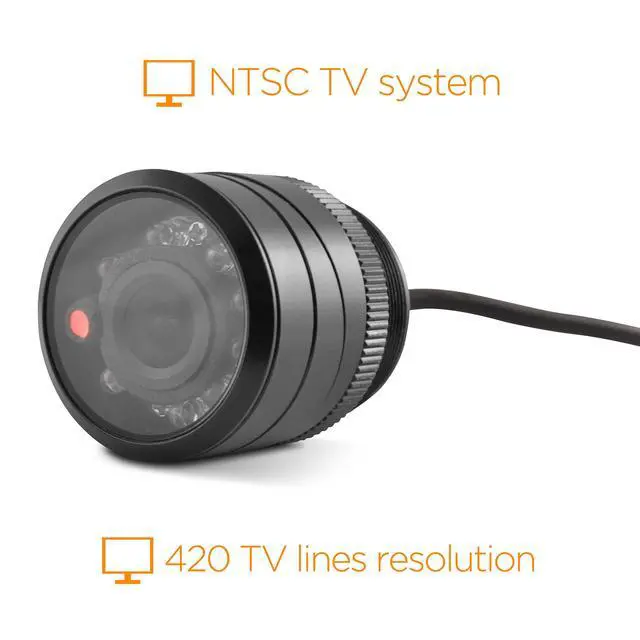 Alt view image 4 of 4 - XO Vision HTC35 high definition Universal Weatherproof Rear View Backup Camera with Night Vision, 170 Degree Viewing Angle