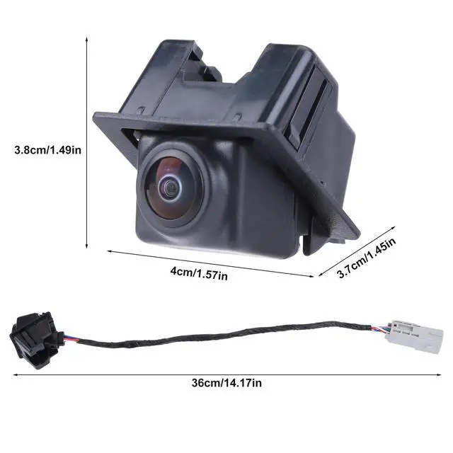Alt view image 3 of 7 - Backup Camera Compatible for GMC Acadia Buick Enclave Saturn Outlook 2009-2017 Full-Color Display Camera Replaces 590-097 GM1960108 22885399 22765350 25885449 25885450