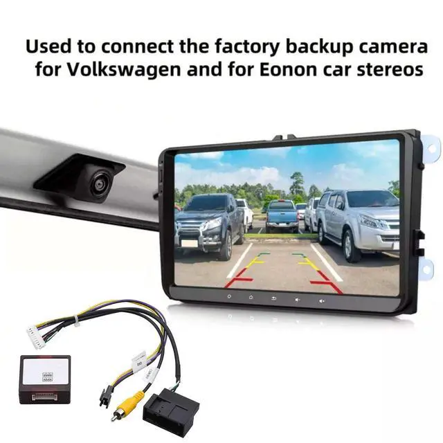 Alt view image 6 of 6 - A501 Rearview Backup Camera Decoder Box for Volkswagen for VW for Eonon Car Radio