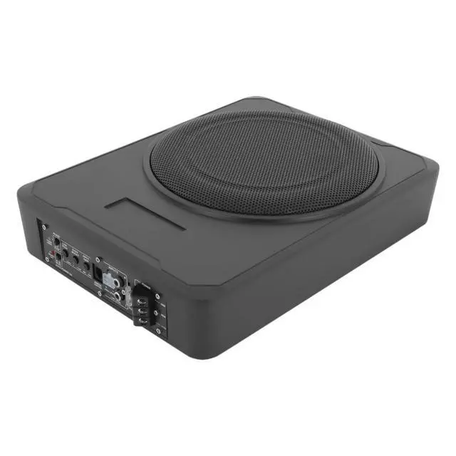 Alt view image 6 of 7 - 600W Car Subwoofer with Controller and Power Cable, Car Subwoofer for Under The Seat with Short-Circuit Protection, Car Mount Subwoofer for Sports Cars, Pickup Trucks, Rvs, Marine Boats