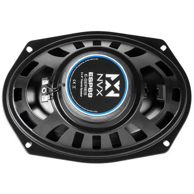 Alt view image 3 of 7 - E-Series 6x9 Front Speaker Upgrade Kit with Wiring Harness Fits Select 20192025 Ram 1500 480W Peak 2-Way Coaxial Speakers, Plug-and-Play Installation