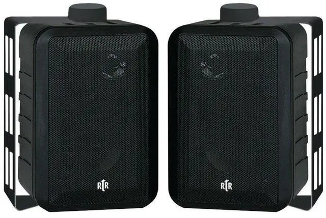Main image of RTRV44-2 4 RtR Series 3-Way Indoor/Outdoor Speakers (Black) - TWO YEARS