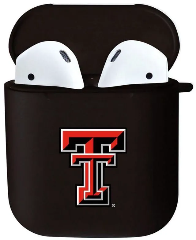 Alt view image 4 of 5 - AirPods Case, Texas Tech University AirPods (3rd Gen) / White (TPU)