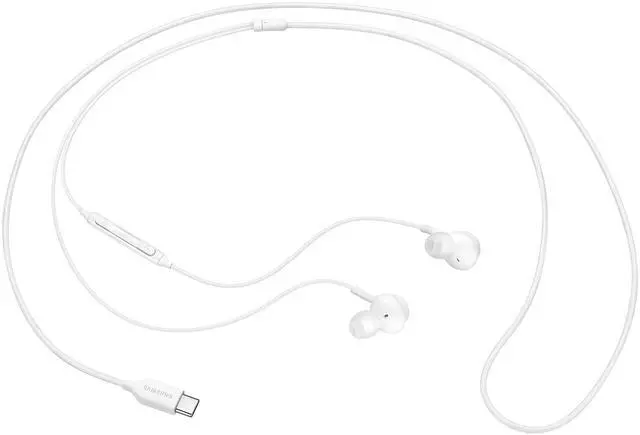 Main image of EO-IC100 in-Ear Headphones with USB Type-C and Low-Tangle Fabric Cable - Sound by AKG - White