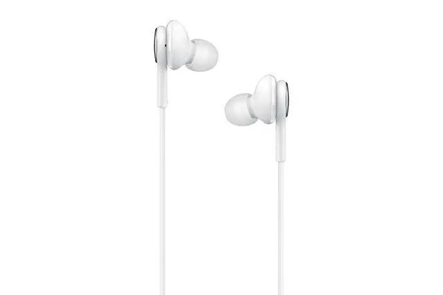Alt view image 2 of 6 - EO-IC100 in-Ear Headphones with USB Type-C and Low-Tangle Fabric Cable - Sound by AKG - White