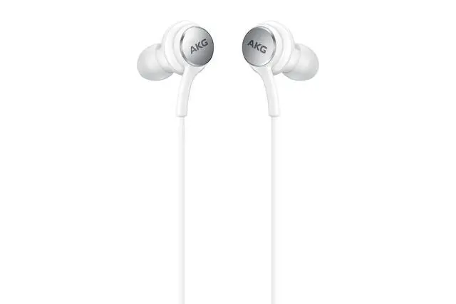 Alt view image 5 of 6 - EO-IC100 in-Ear Headphones with USB Type-C and Low-Tangle Fabric Cable - Sound by AKG - White
