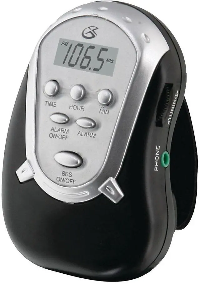 Main image of R300 Portable AM/FM Armband Clock Radio R300