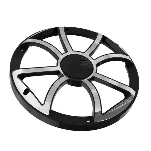 Alt view image 2 of 2 - REVO 10 XS-B-SS Grille V3 - Black/Stainless XS Style for REVO 10 Subs