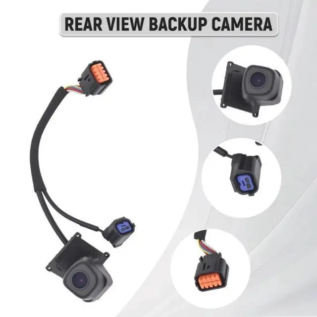 Alt view image 3 of 7 - Vehicle Backup Camera for Kia Soul 2020-2022 Waterproof Car Rear View Camera 170° Reverse Parking Camera 99241-K0000 Parking Assist Backup Camera