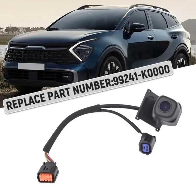 Alt view image 4 of 7 - Vehicle Backup Camera for Kia Soul 2020-2022 Waterproof Car Rear View Camera 170° Reverse Parking Camera 99241-K0000 Parking Assist Backup Camera