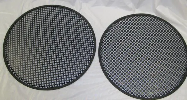 Main image of 1 Pair 12" SubWoofer Mid Range Metal Mesh Waffle Speaker Grill DJ PA Car Audio