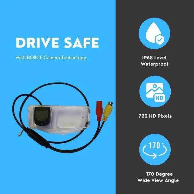 Main image of Backup Camera for Honda Odyssey 2009-2013, 720P/CVBS Night Vision Waterproof DC12V 24V, 170° View