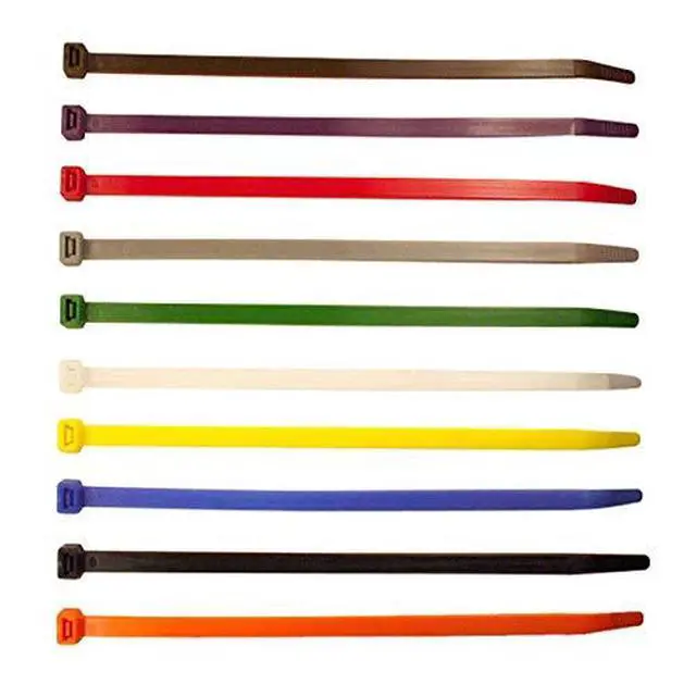 Alt view image 5 of 6 - Industrial Multi-Purpose Cable Ties (100 Piece) Self Locking Nylon Zip Ties (12", green)
