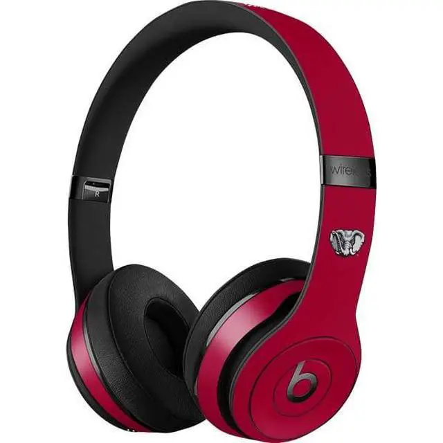 Alt view image 3 of 3 - Decal Audio Skin Compatible with Beats Solo 3 Wireless - Officially Licensed University of Alabama Crimson Tide Design
