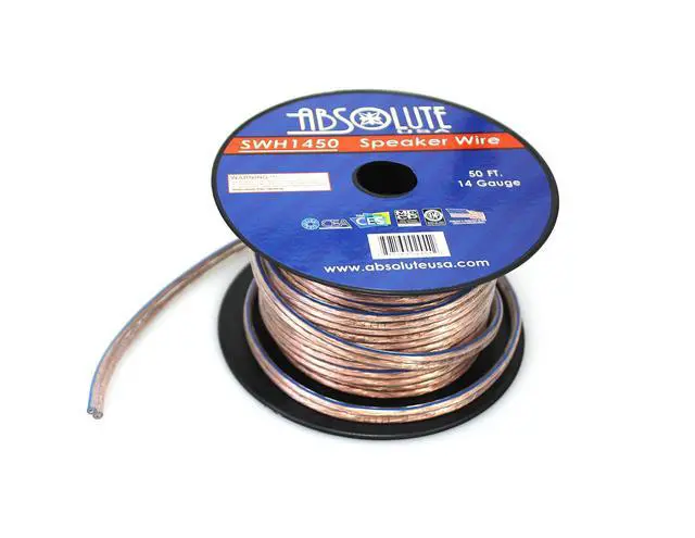 Alt view image 2 of 4 - SWH1450 14 Gauge Car Home Audio Speaker Wire Cable Spool 50'