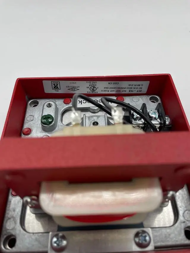 Alt view image 2 of 5 - Series 31T 115V Loud Electronic Horn - Red | 31T-115-R