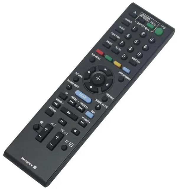 Alt view image 2 of 5 - RM-ADP074 Replacement Remote Control for Sony Blu-ray Disc DVD Player in Living Rooms or Rooms, Replacement Model RM-ADP073, Replace Remote Compatible Models BDV-E190 BDV-E290 BDV-E490 BDV-E690