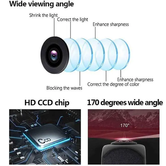 Alt view image 3 of 7 - Tailgate Handle Backup Camera for Dodge Ram (2009-2017) HD Rear View Camera Night Vision IP68 Waterproof 170° Wide Viewing (RCA Connect)