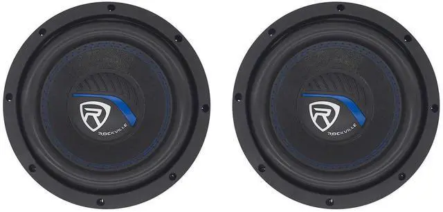 Main image of W8K5S2 2-Pack K5 8" SVC 2-Ohm Car Subwoofer, 200W CEA-Rated RMS | 800W Peak, 1.5" 4-Layer OFC Voice Coil, 30 Oz Magnet, Cast Iron Basket, Foam Surround, Chrome-Plated Terminals, 3.54" Depth