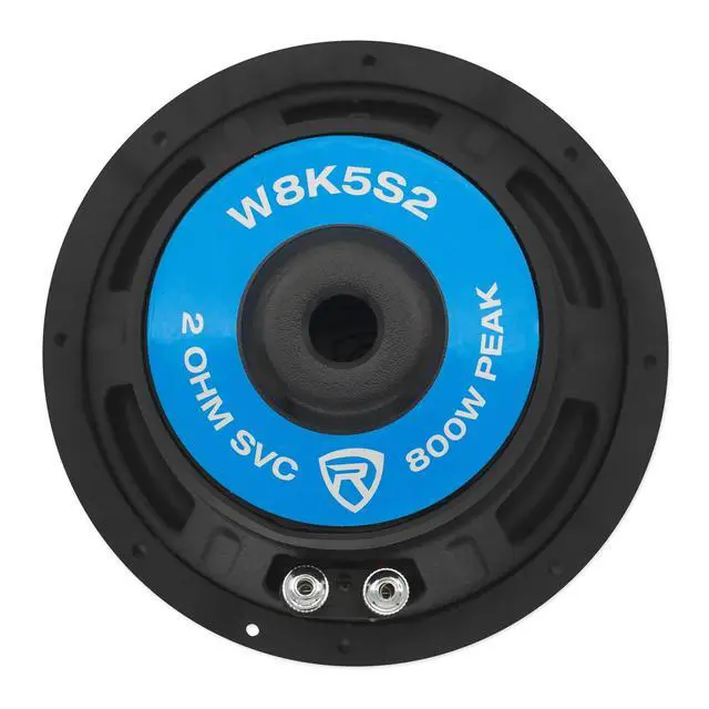 Alt view image 5 of 6 - W8K5S2 2-Pack K5 8" SVC 2-Ohm Car Subwoofer, 200W CEA-Rated RMS | 800W Peak, 1.5" 4-Layer OFC Voice Coil, 30 Oz Magnet, Cast Iron Basket, Foam Surround, Chrome-Plated Terminals, 3.54" Depth