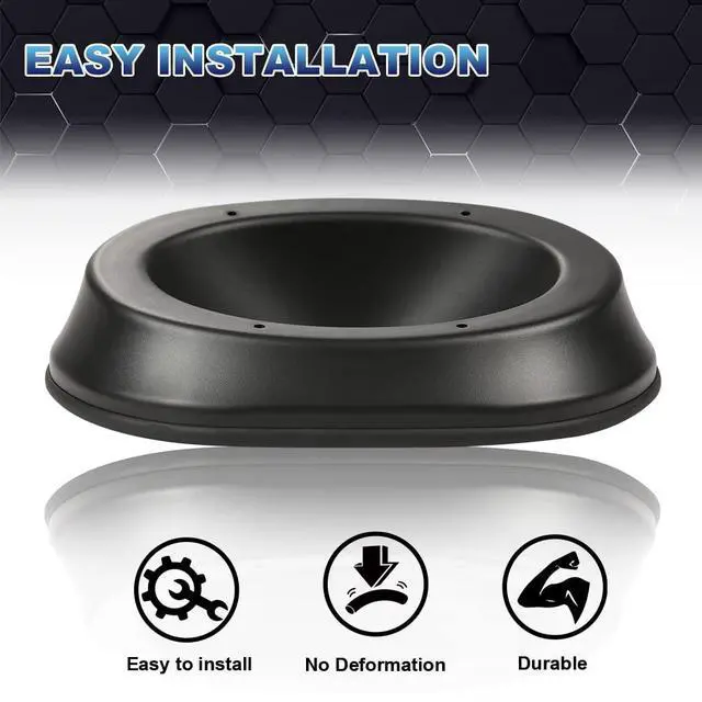 Alt view image 3 of 7 - Universal W69 Vehicle 6"X 9" Rear Deck Or Door Auto Boat Speaker Pod Spacer 2 PCS