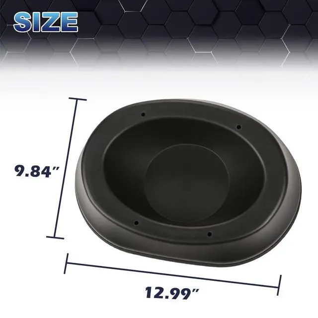 Alt view image 4 of 7 - Universal W69 Vehicle 6"X 9" Rear Deck Or Door Auto Boat Speaker Pod Spacer 2 PCS
