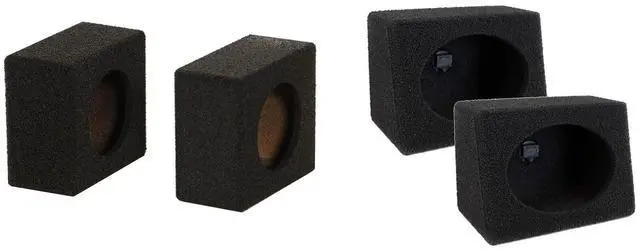 Main image of QBomb 6.5" Bedliner Car Speaker Boxes & 6x9 Subwoofer Enclosures | Cotton/Polyester Fabric, 220 Lb Capacity, Country Club, for Patio & Backyard Use