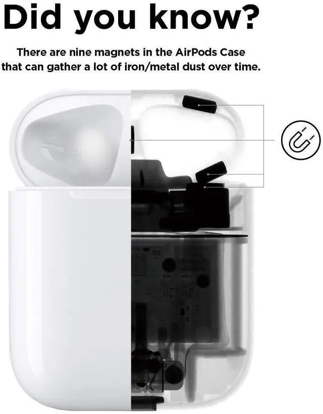 Alt view image 2 of 6 - Upgraded AirPods Dust Guard for AirPods | Luxurious Looking, Must Watch Easy Installation Video, Protect AirPods from Iron/Metal Shavings (Rose Gold, 2 Sets)
