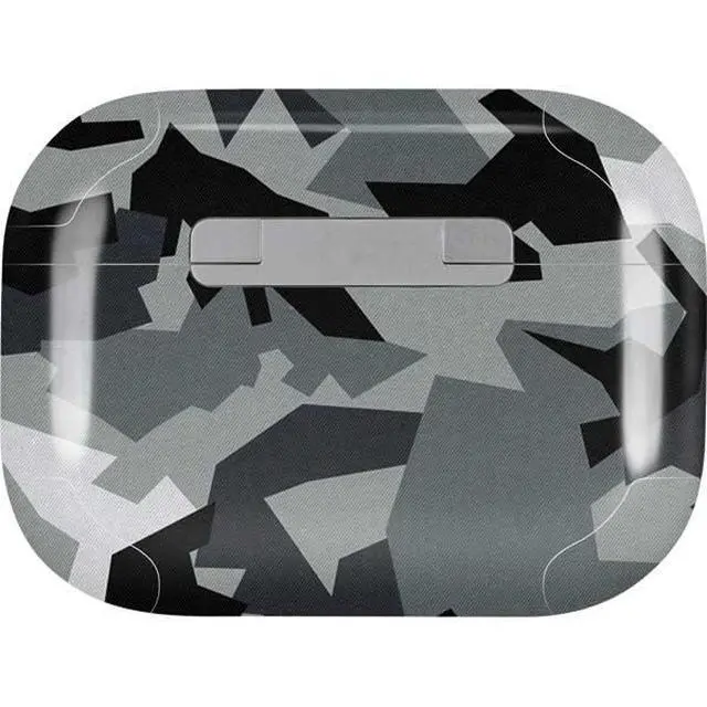 Alt view image 2 of 4 - Decal Audio Skin Compatible with Apple AirPods Pro - Urban Camouflage Black Design
