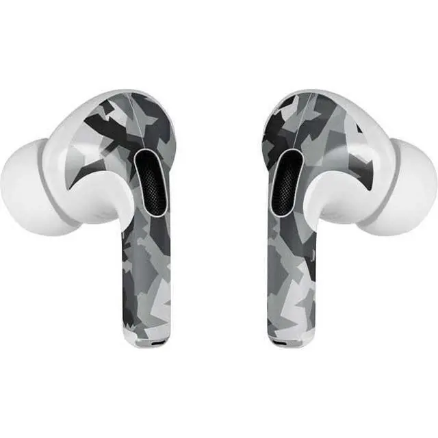 Alt view image 3 of 4 - Decal Audio Skin Compatible with Apple AirPods Pro - Urban Camouflage Black Design