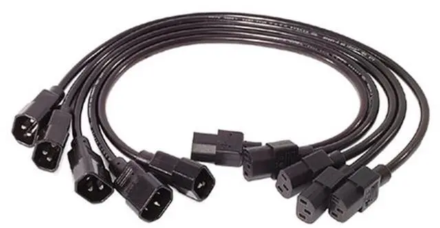 Main image of AP9890 0.6m C13 to C14 Power Cord Kit - 5 Pack