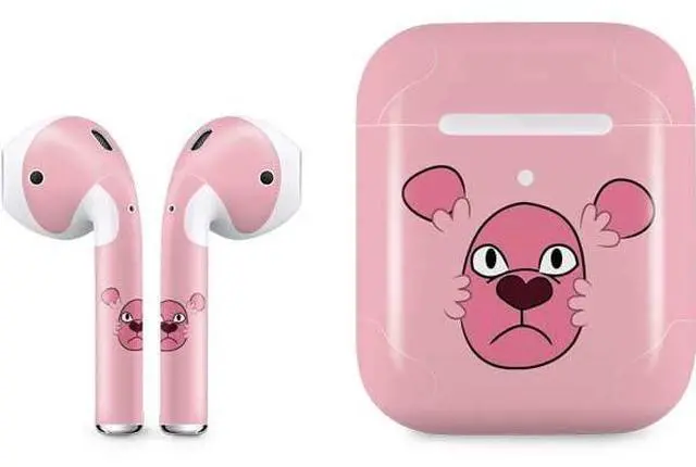 Main image of Decal Audio Skin Compatible with Apple AirPods 2 - Officially Licensed Cartoon Network Steven Universe Steven Universe Pink Lion Design
