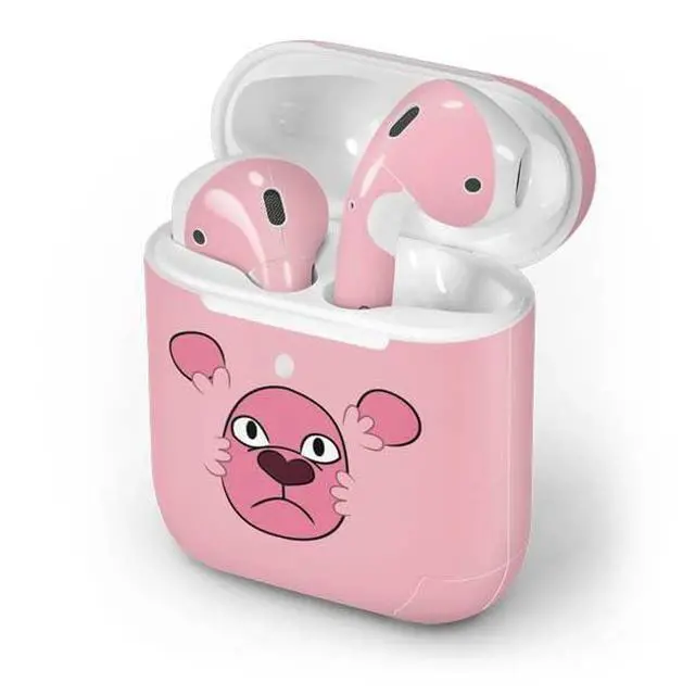 Alt view image 4 of 4 - Decal Audio Skin Compatible with Apple AirPods 2 - Officially Licensed Cartoon Network Steven Universe Steven Universe Pink Lion Design