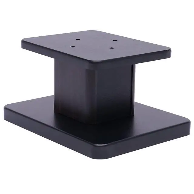 Alt view image 2 of 7 - Universal Floor Speaker Stands 28'' Bookshelf Speaker Stands Pair Heavy Duty Surround Sound Speaker with Sand Filling Tuning Function Studio Monitor Stands for Home Theater (Black Walnut, 6'')
