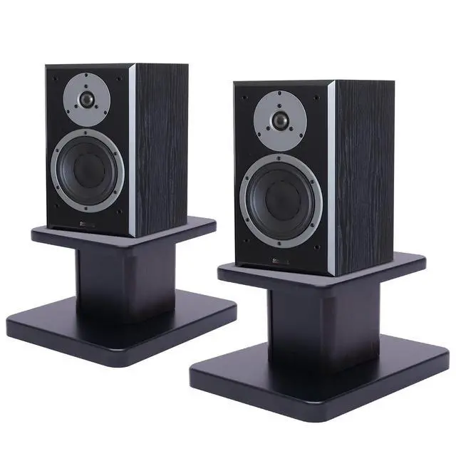 Alt view image 4 of 7 - Universal Floor Speaker Stands 28'' Bookshelf Speaker Stands Pair Heavy Duty Surround Sound Speaker with Sand Filling Tuning Function Studio Monitor Stands for Home Theater (Black Walnut, 6'')
