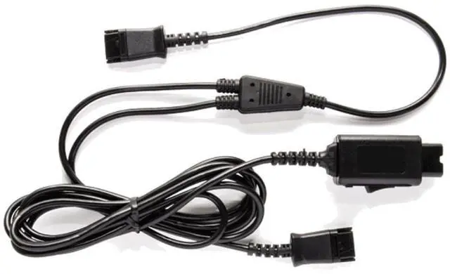 Main image of BL-11+P Headset Connection Cable with Plantronics Compatible QD