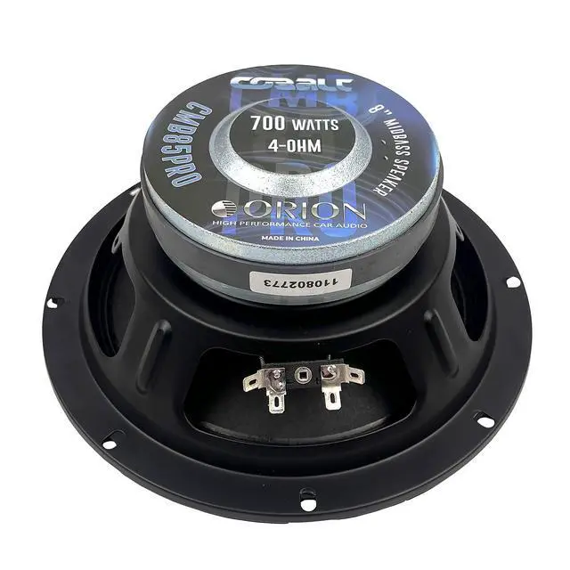 Alt view image 5 of 5 - Cobalt Series CMB85PRO High Performance 8" Midbass Loudspeakers, 700W Max Power, 175W RMS, 4 Ohm, 1.5" Voice Coil - Pro Car Audio Stereo, Midbass Speaker (Set of 2 Speakers)
