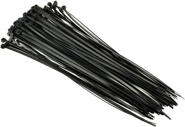 Main image of Heavy-Duty 16" Black Cable Ties with 110-lb. Tensile Strength (100 Count) - CT1676B