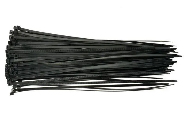 Alt view image 2 of 6 - Heavy-Duty 16" Black Cable Ties with 110-lb. Tensile Strength (100 Count) - CT1676B