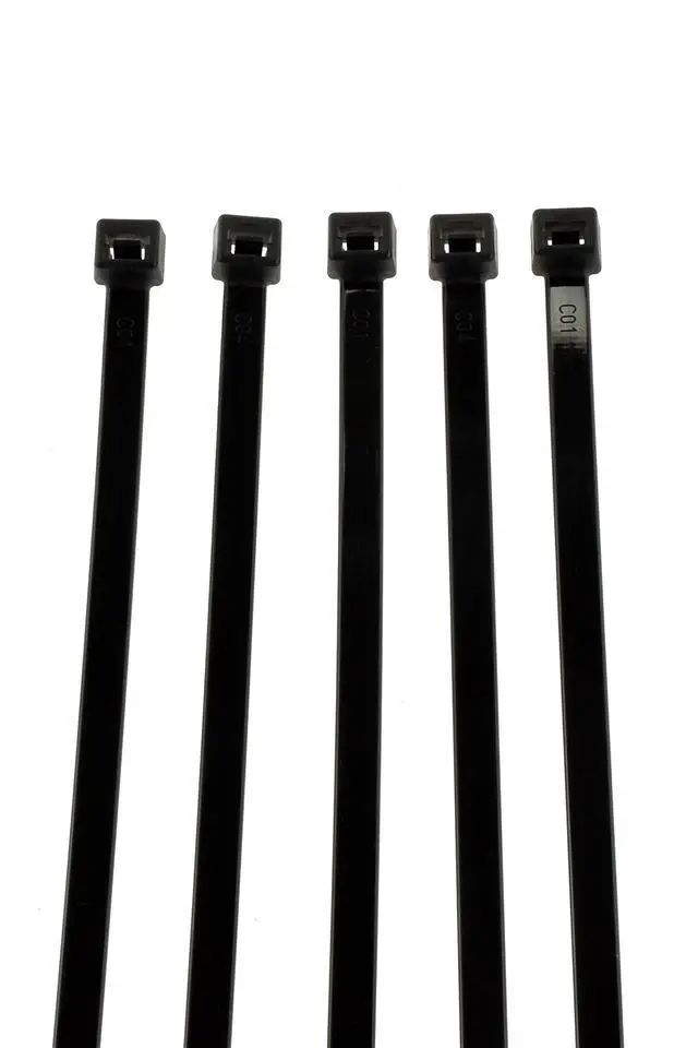 Alt view image 3 of 6 - Heavy-Duty 16" Black Cable Ties with 110-lb. Tensile Strength (100 Count) - CT1676B