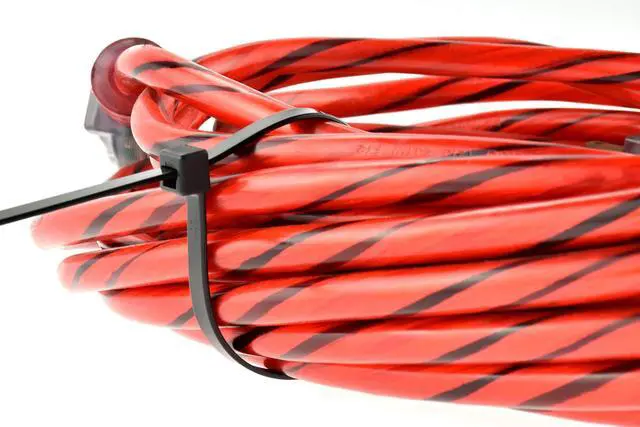 Alt view image 5 of 6 - Heavy-Duty 16" Black Cable Ties with 110-lb. Tensile Strength (100 Count) - CT1676B