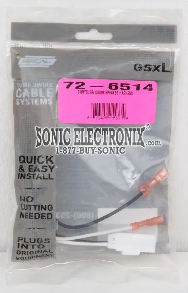 Alt view image 7 of 7 - E-Series 6x9 Front Speaker Upgrade Kit with Wiring Harness Fits Select 20192025 Ram 1500 480W Peak 2-Way Coaxial Speakers, Plug-and-Play Installation