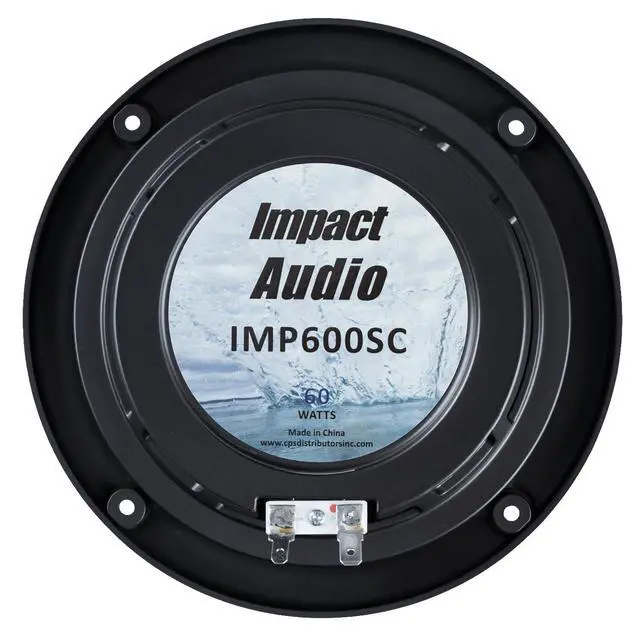 Alt view image 3 of 7 - 6.5" Marine Grade Speakers - 80W Waterproof Boat Speakers with Polypropylene Cone (Pair)