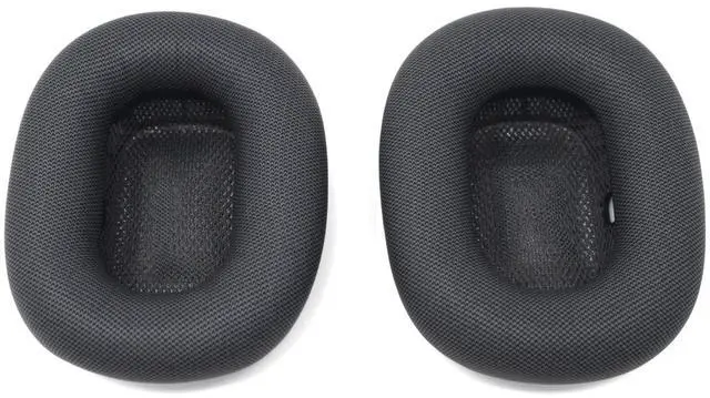 Main image of Replacement Leather, Memory Foam and Magnet Ear Cushions Ear Pad Covers for AirPods Max Headphones (Black)