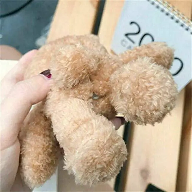 Alt view image 3 of 6 - Designed for Apple AirPods 3 Case 2021, Bear Plush Doll Cute 3D Cartoon AirPods 3rd Gen Cover Hooks Button Earphone Headphone, Shockproof Anti-Fall and Dustproof Protective (Bear)